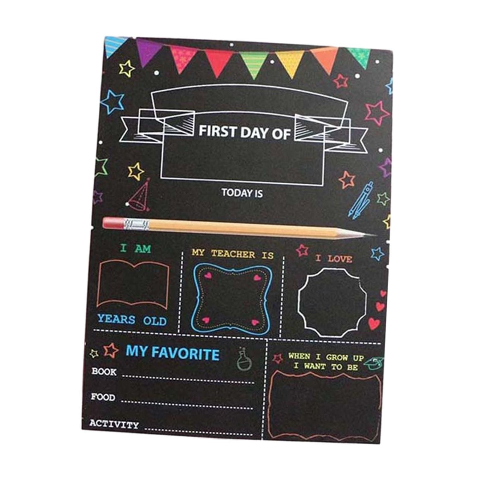First Day Last Day of School Chalkboard Back to School Sign Photo Prop Reception