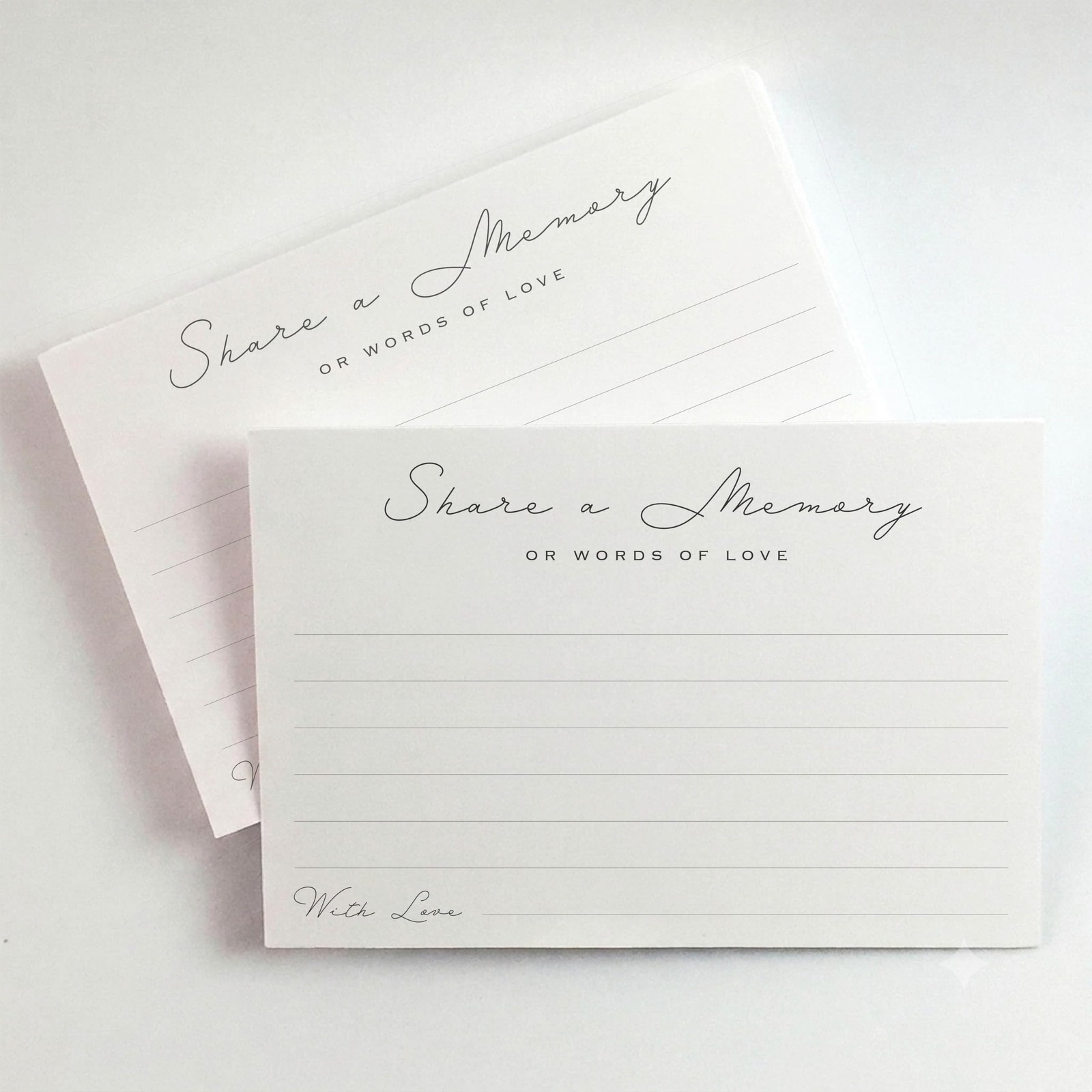 CARDAMONOLY Share a Memory Cards for Celebration 6 x 4 inches, black, white