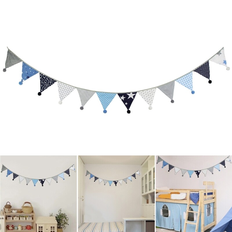 Children Photo Props Pennant Banners Baby Photoshoots Backdrop Wall Decoration
