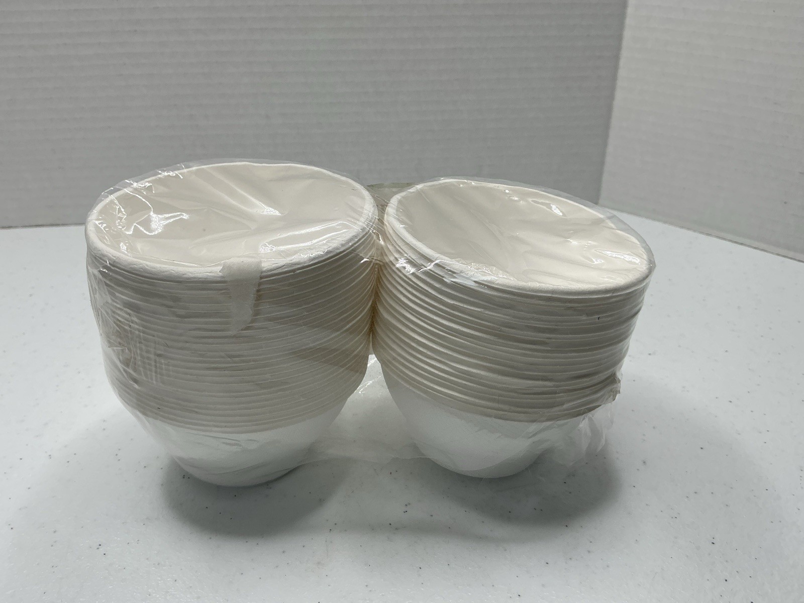Microwavable Compostable Bowls 6oz, Eco-Friendly Sugarcane 45 Count