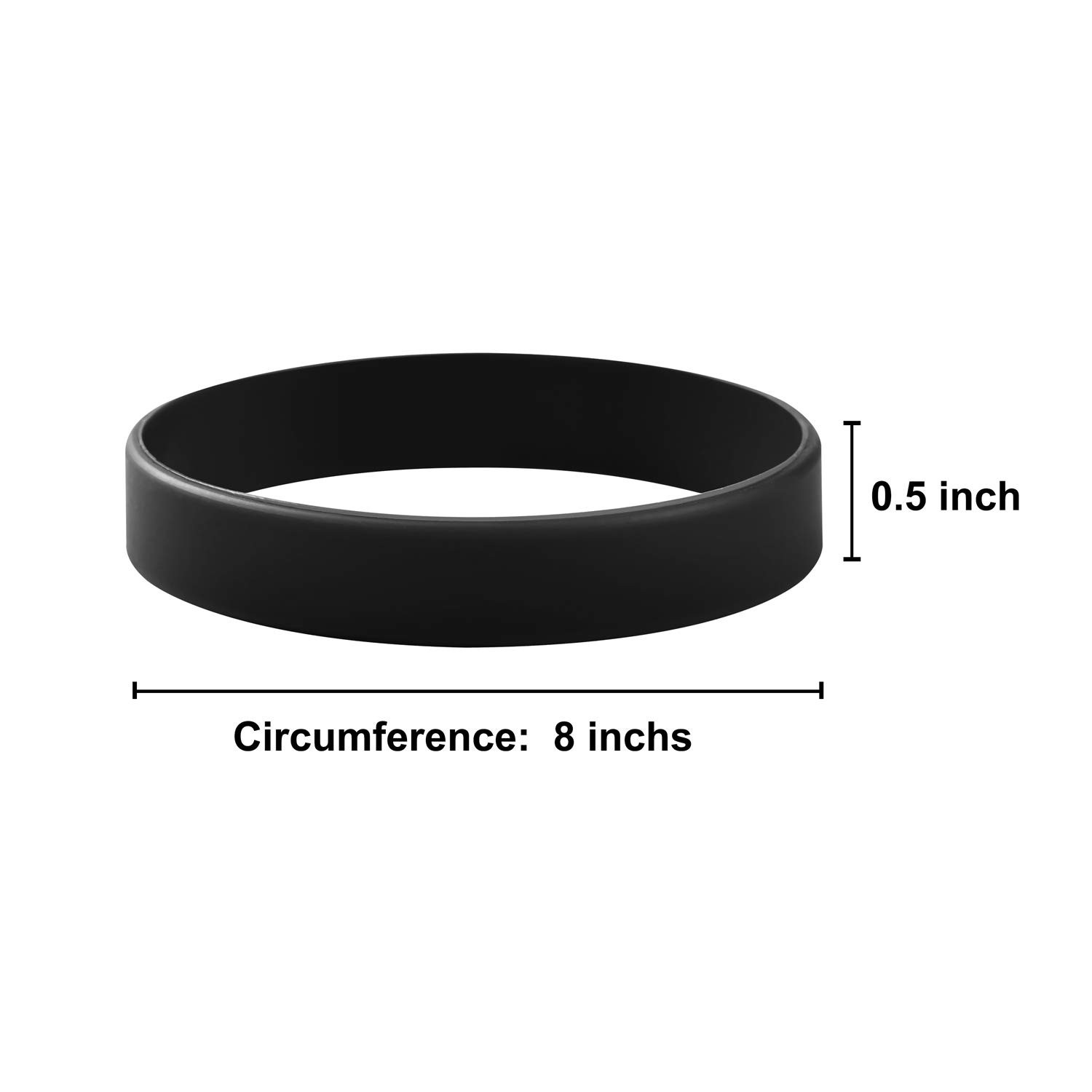 Wholesale 12pcs/pack Blank Color Silicone Bracelets Silicone Wristbands Rubbe…