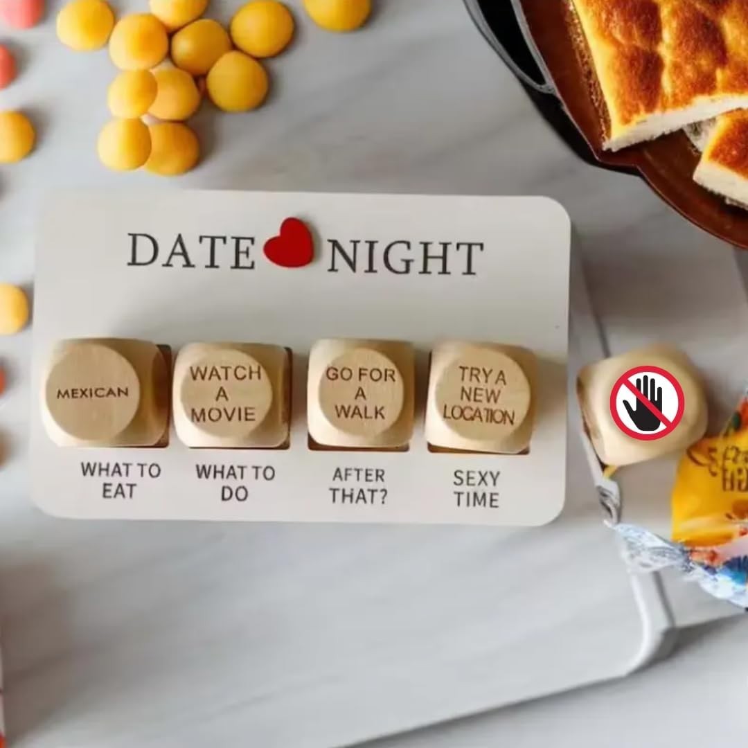 Date Night Dice After Dark Edition Date Night Wooden Dice Game For Couples Fun