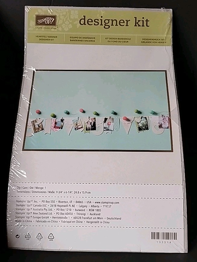 ✨✨NEW✨✨Stampin Up Heartfelt Banner Designer Kit Set Craft DIY #133514