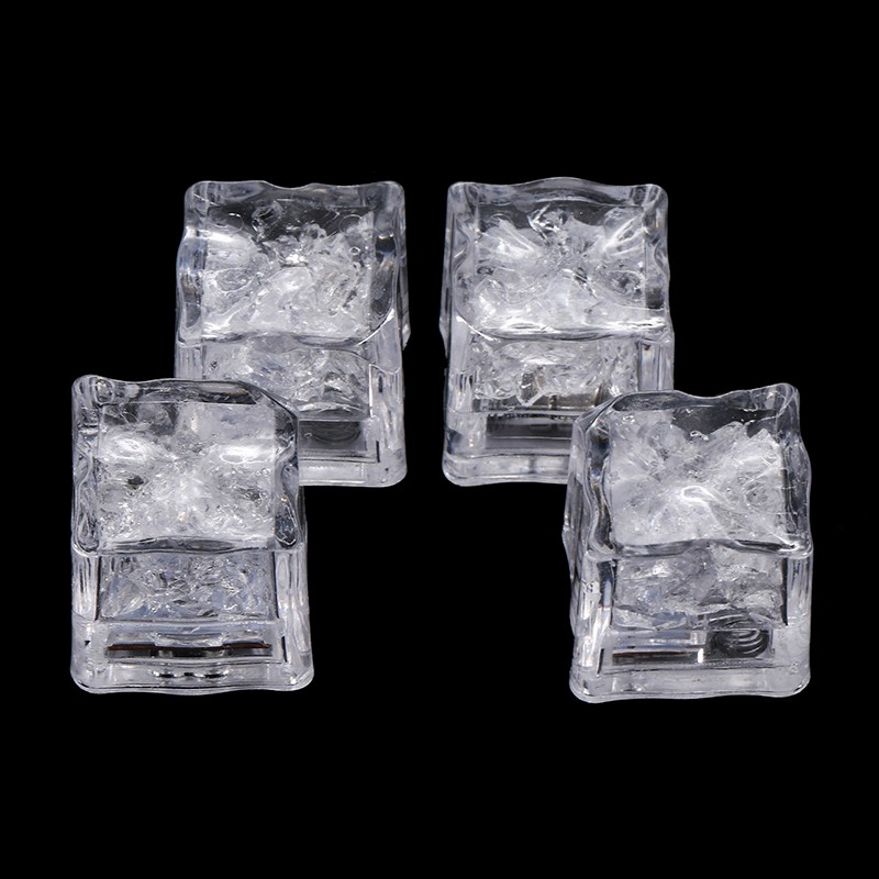 Waterproof LED Light Up Ice Cubes for Bar Wine Wedding Swimming Pool Decoration