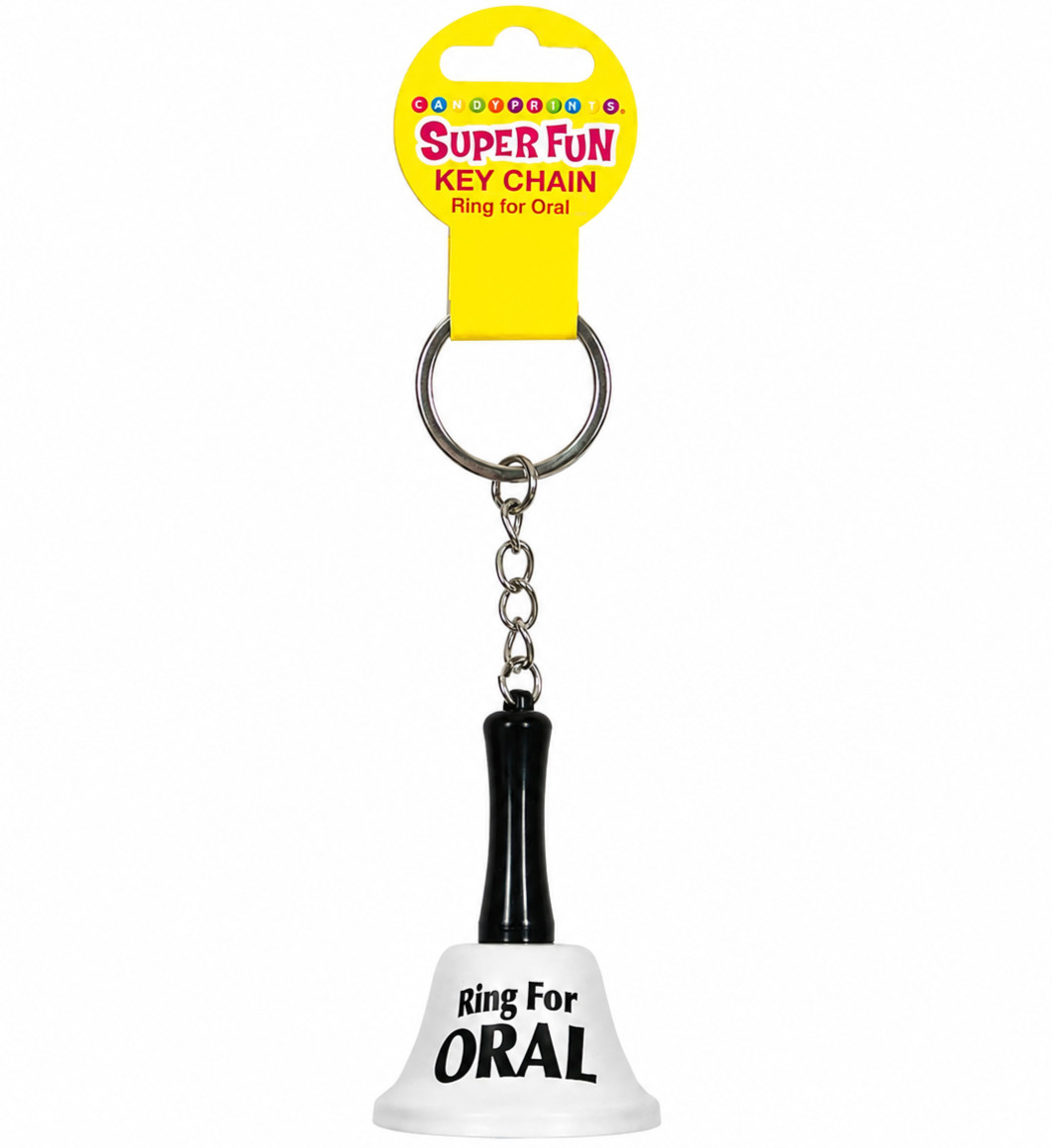 Ring for Oral 👅Key Chain Bell – Cute Funny Adult Party Bedroom Gag Gift Novelty