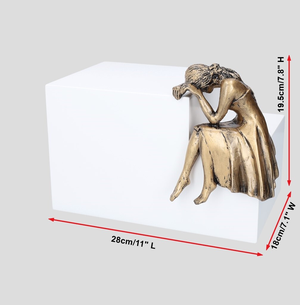 Cremation ashes casket Unique Memorial Funeral Urn Sculpture cremation urn GRIEF
