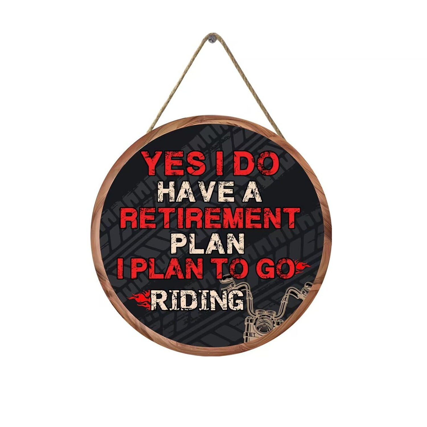 Motorcycle Sign Man Cave Hanging Plaque Gifts for Dad Grandad Brother Gifts f…