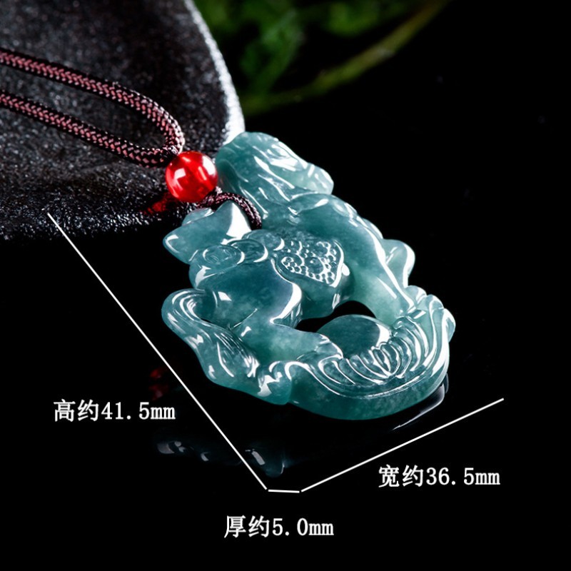 Year of The Horse 2026 Jade Jadeite Figurine Zodiac Amulet Gift Unisex Men Women