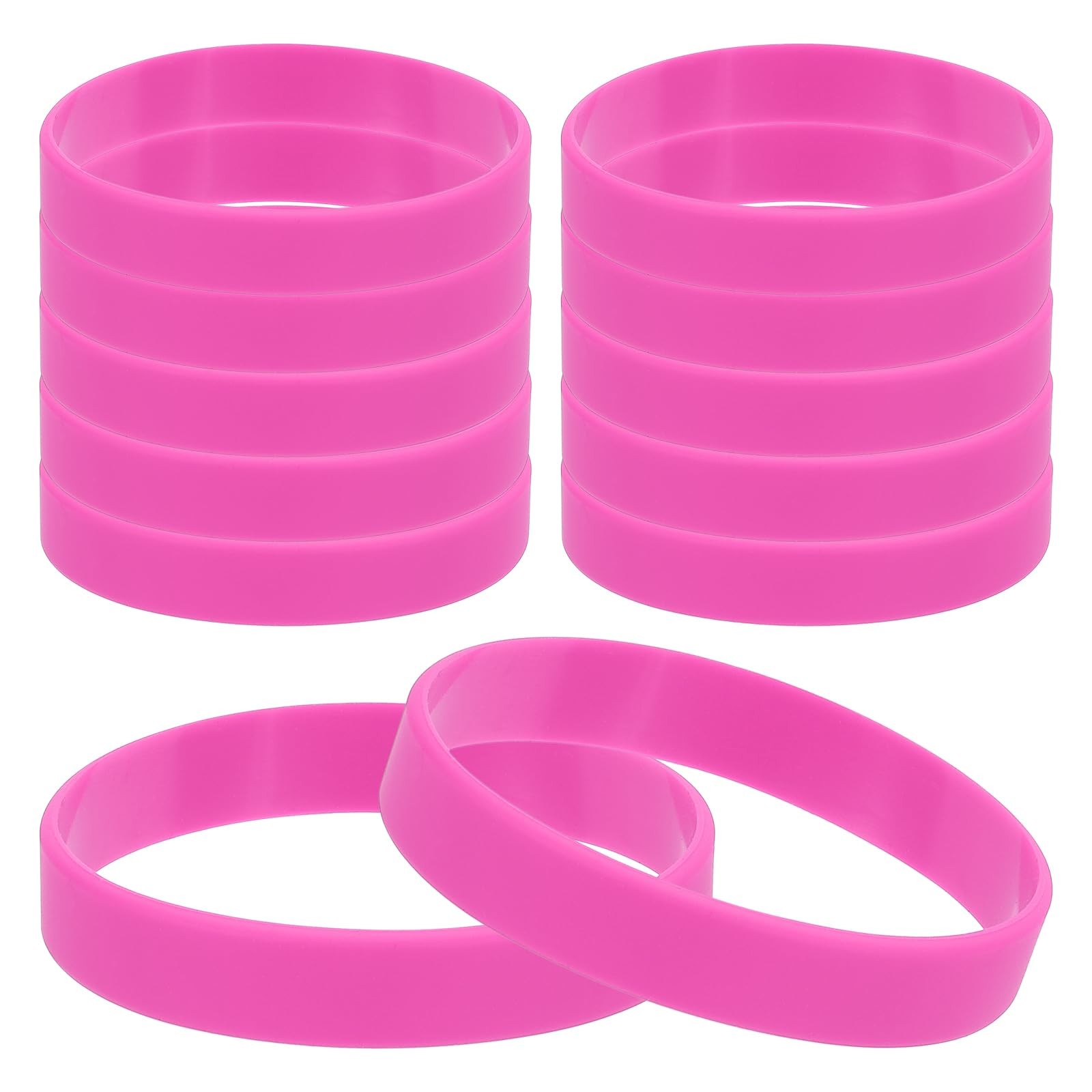 PATIKIL Silicone Rubber 7.87×0.47×0.08 inch / 20×1.2×0.2 cm (LxWxH), Pink