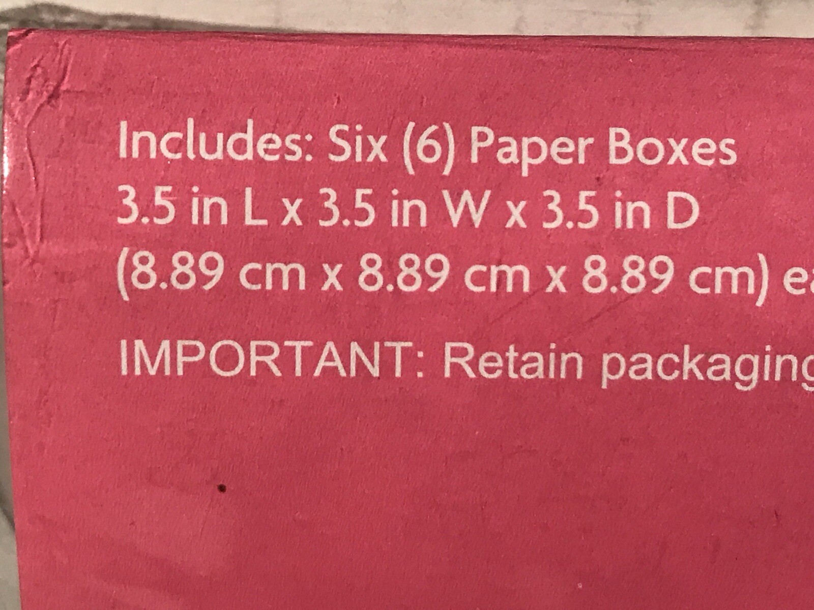 Gift Boxes 3D Heart Treat Boxes 3.5″x 3.5″ x 3.5″ Paper Party Favor Red Pink NEW
