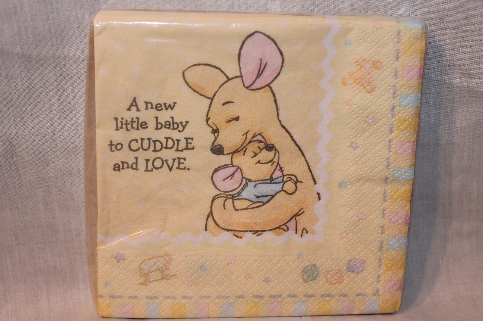 WINNIE THE POOH BABY ROO 16- DESSERT NAPKINS PARTY SUPPLIES