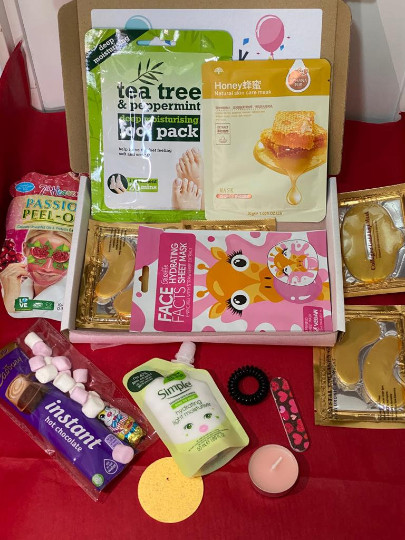 Personalised Hamper Pamper For Her Birthday Spa Self Care Gift Box Christmas Set