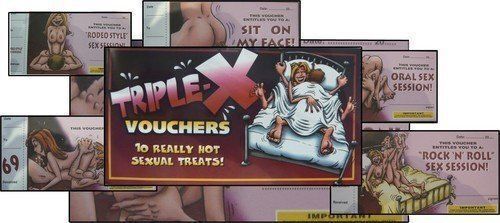 Adult Novelty Booklet Vouchers Coupons Hot Naughty Bedroom Fun Sex Cheques GIFT