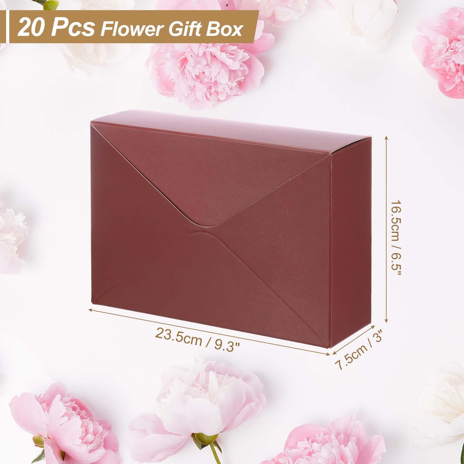 Paper Flower Gift Bags, 20 Pcs Bouquet Flower Envelope Gift Bag