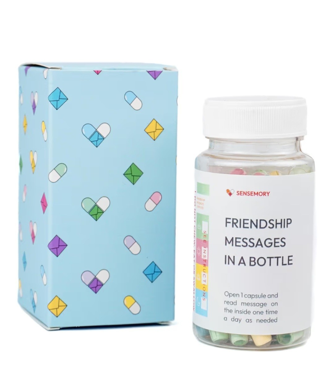 50 Friendship Capsule Letters Messages in a Bottle for Women Friend Sister Gifts