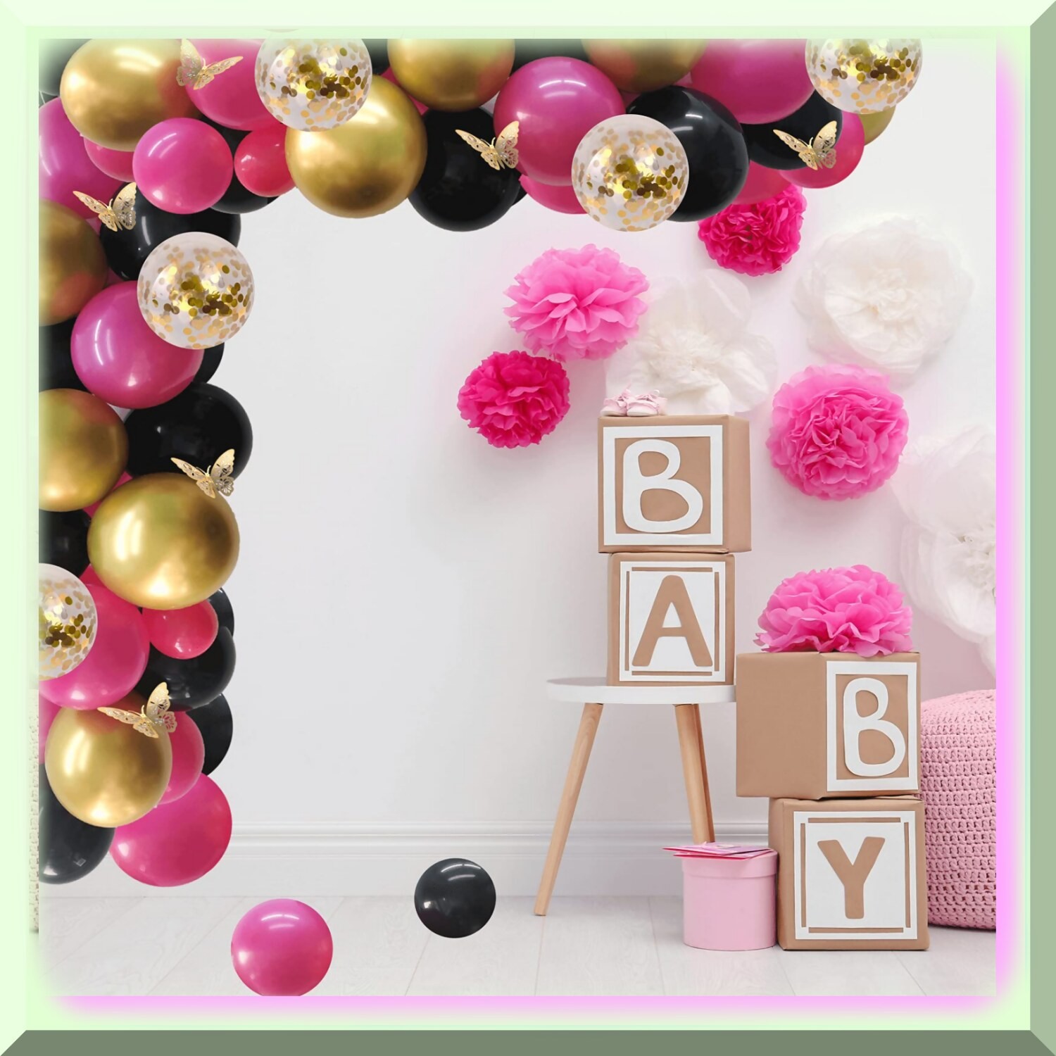 Pink Balloon Garland Kit with 127 Pieces