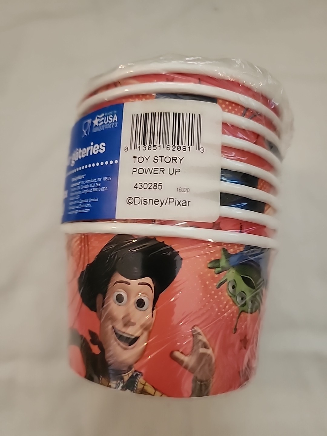 Disney Toy Story Power Up 8ct Treat Cups 8.5oz Woody Buzz Dinosaur Party