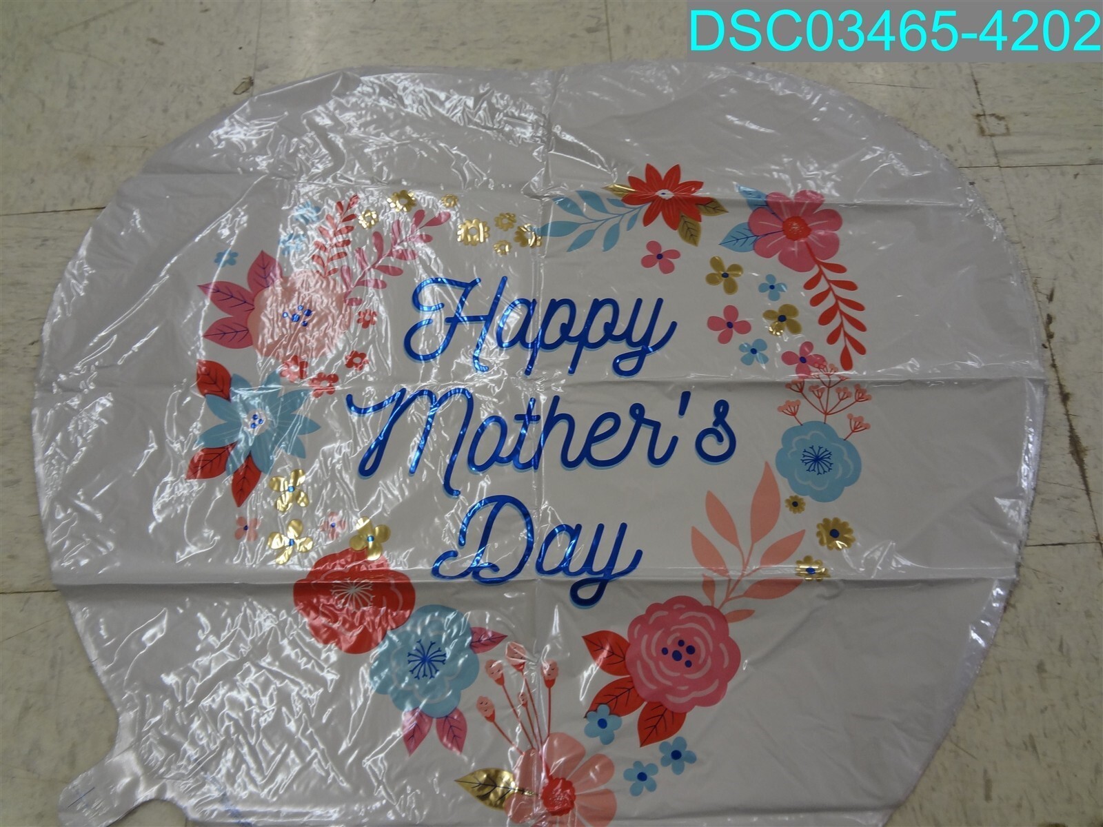QTY=3: Mother’s Day Artful Florals 30? Balloon 026635441674