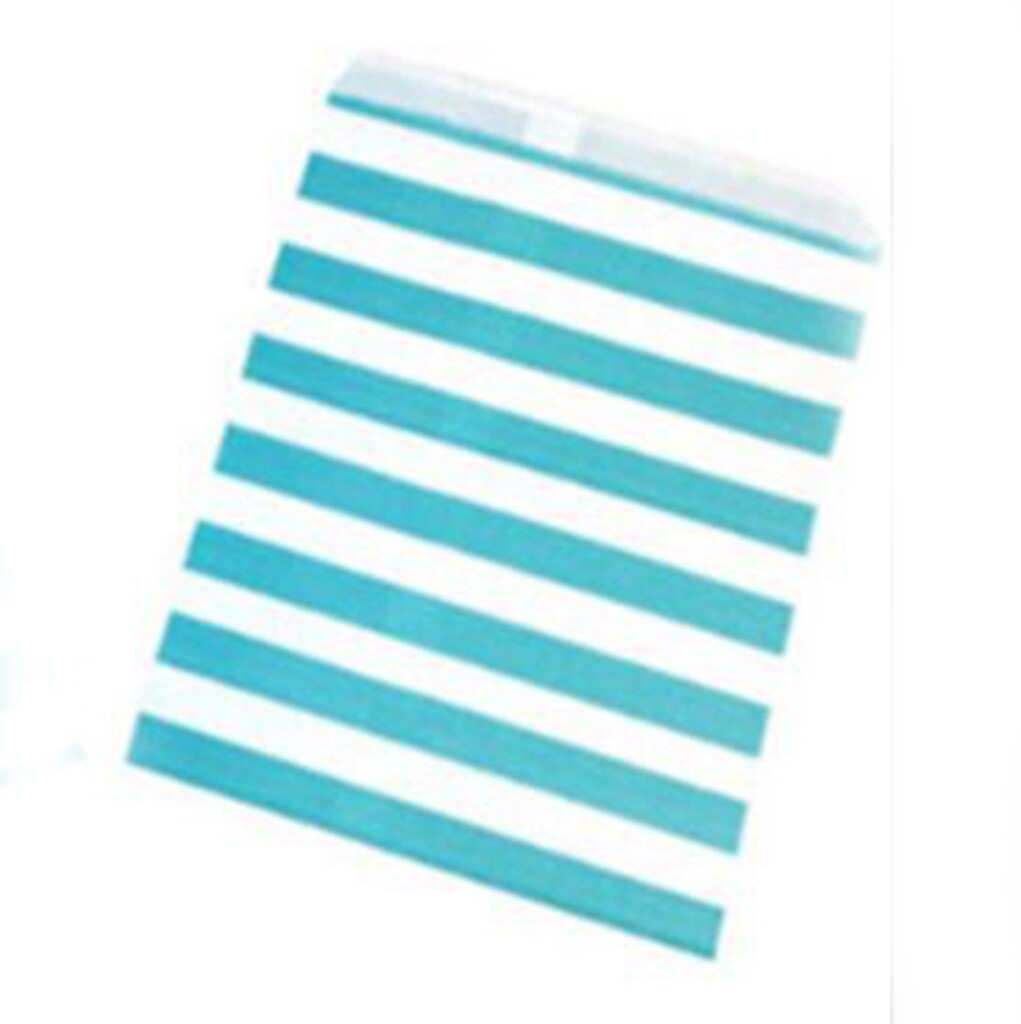 [JB] 100pcs Sweet Bag Paper Striped Candy Buffet Selection Wedding Party Gift