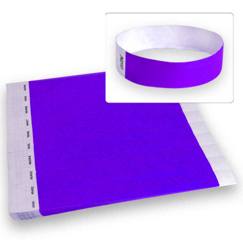 3/4″ Paper Wristbands (Choose you Colors) 100ct, 500ct or 1000ct