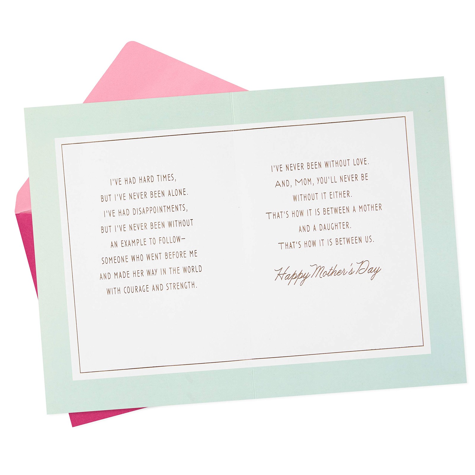 Hallmark Mother’s Day Card from 5.8 inches x 8.3 inches, From Daughter