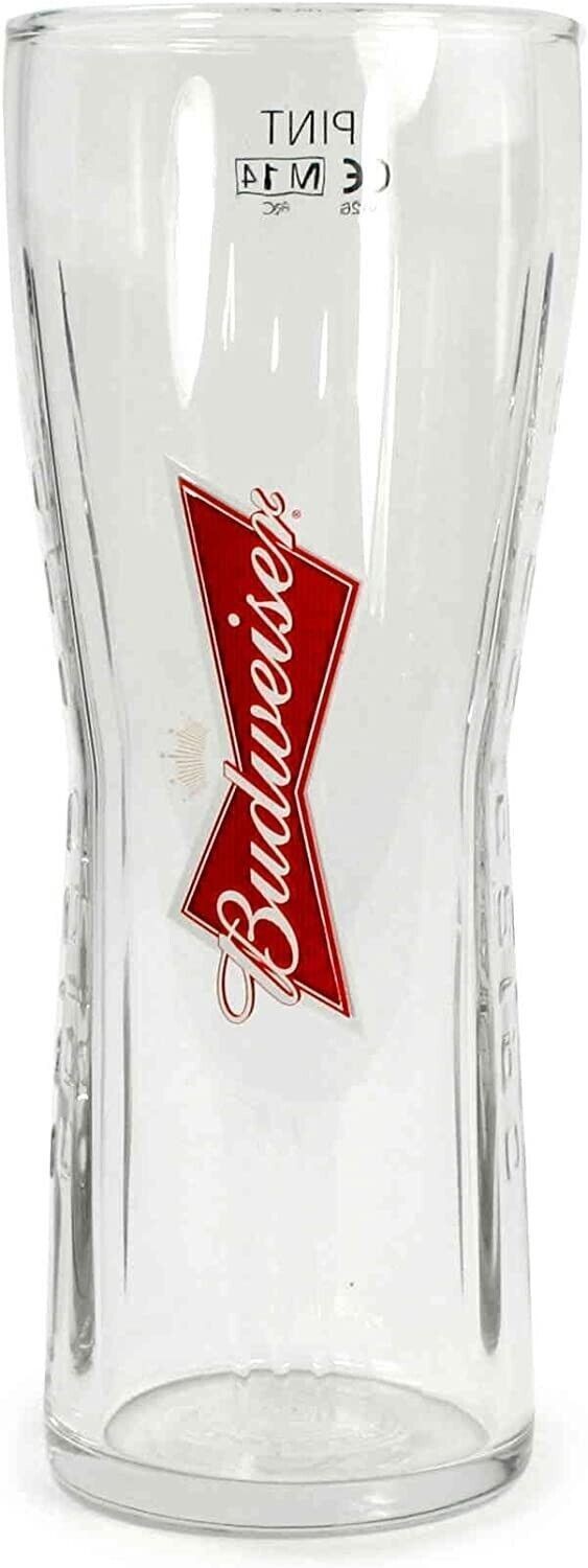 Personalised Budweiser Pint Glass Gift for Him or Her Engraved with Your Message