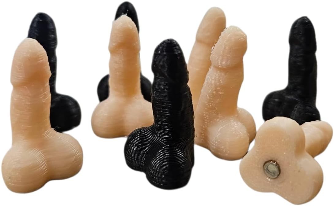 Mini Penis Magnet Party Favor Pack of 15 Gag Gifts for Bachelorette Fun