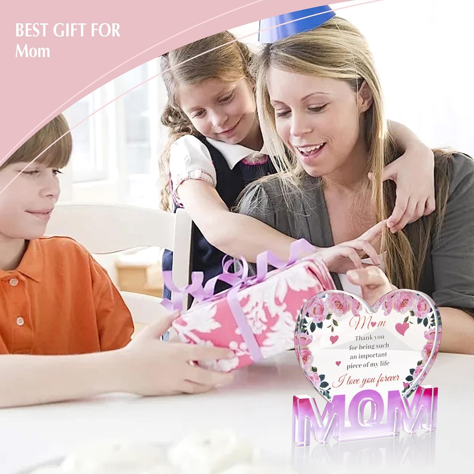 Mother’s Day Gifts for Women Birthday Gifts for Mom Engraved Acrylic Presents…