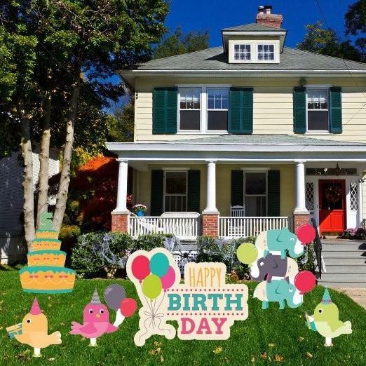 Happy 5th Birthday Yard Signs & Decorations 6 piece Set – FREE SHIPPING