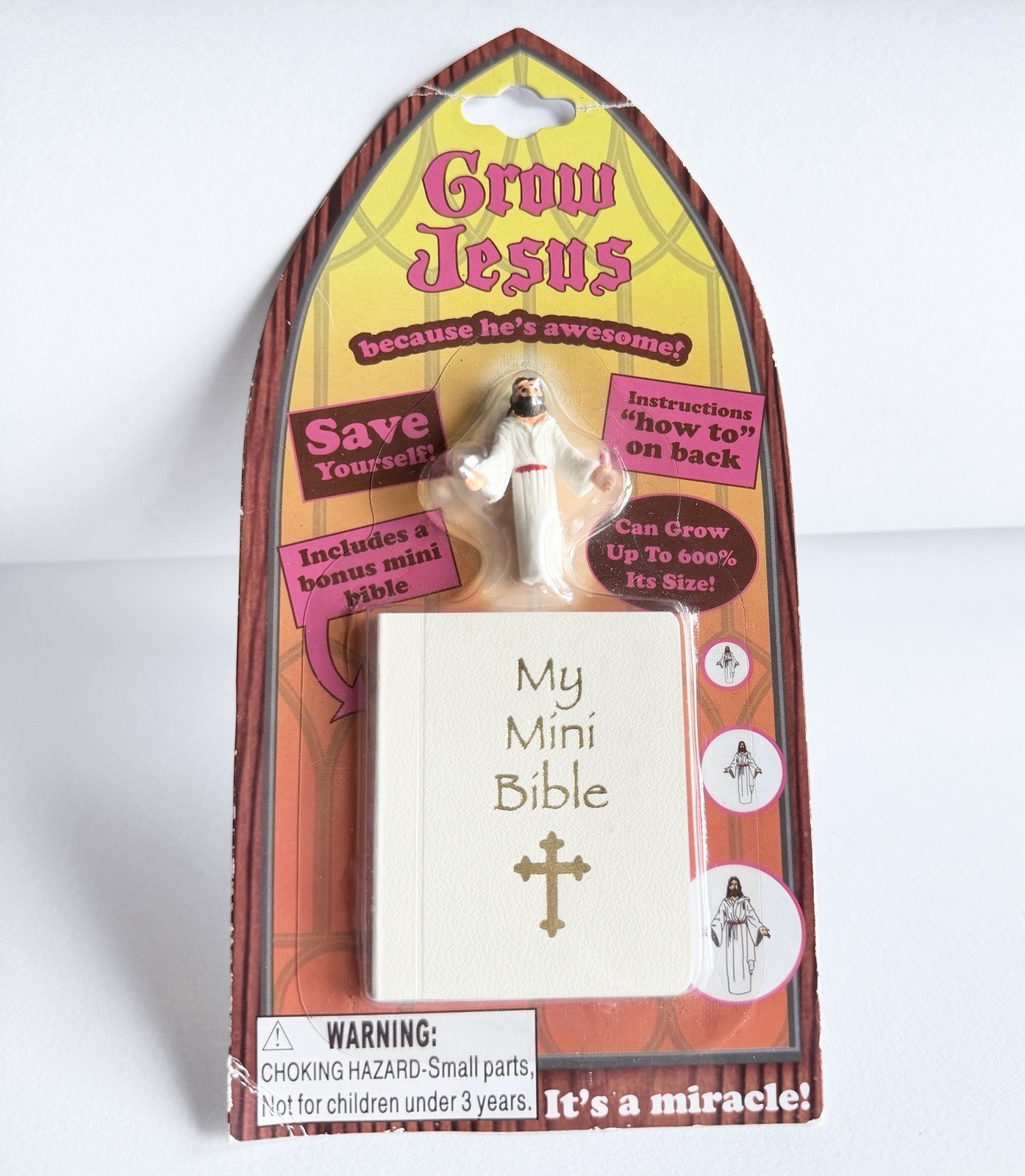 2008 NOS Grow Your Own Jesus ! Funny Party Novelty Gag Joke Gift ITS A MIRACLE!