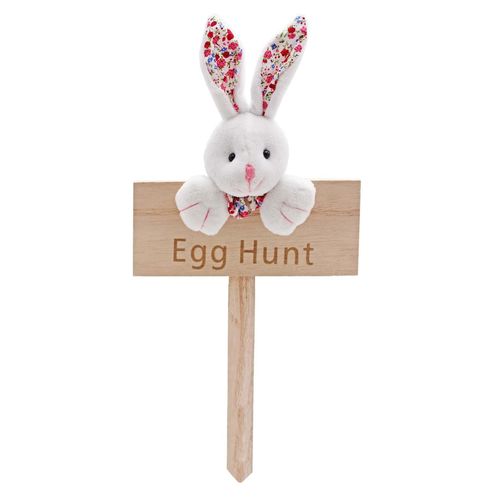 Easter Bunny Stake Ideal For Easter Egg Hunt – Pink Ear Bunny