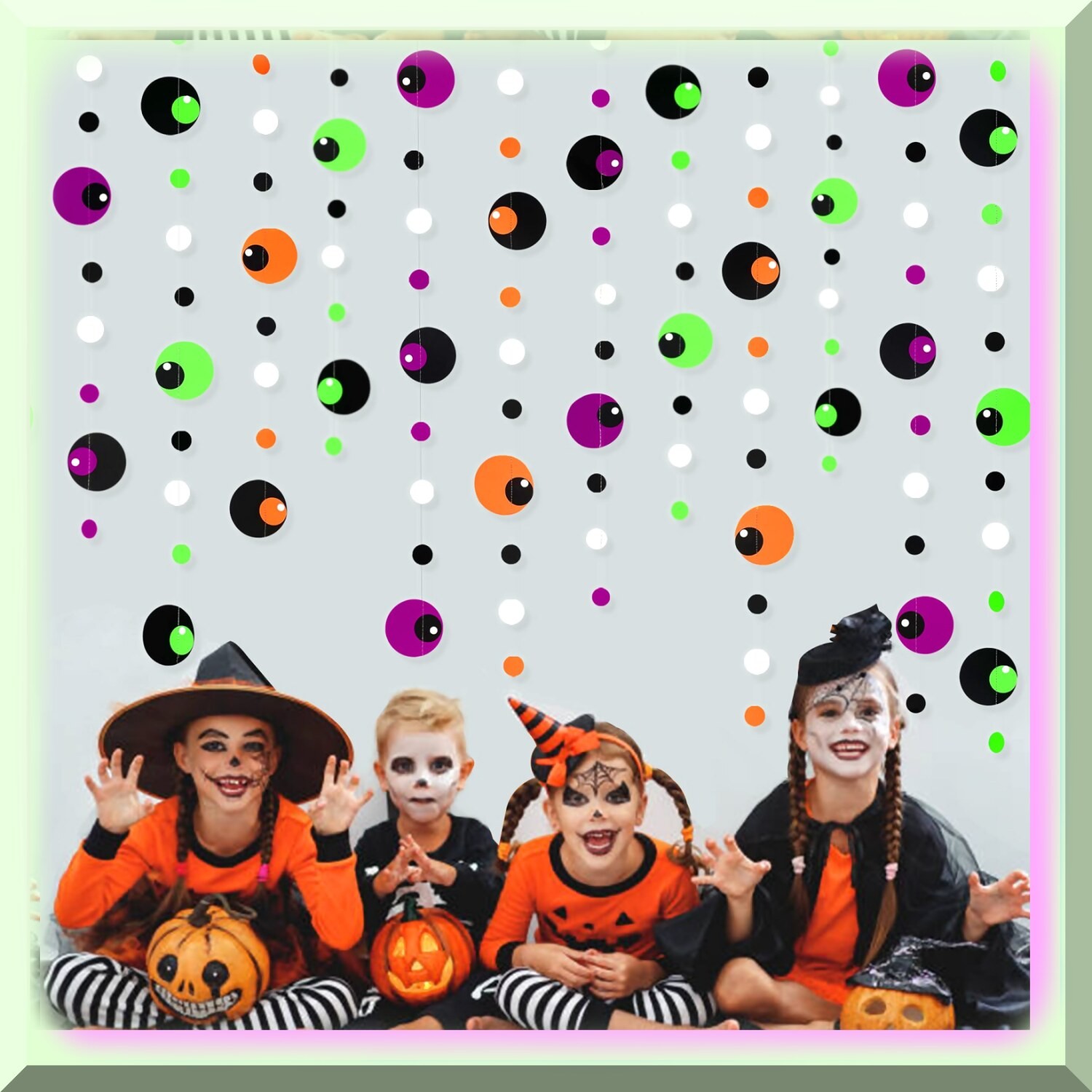 Neon Party Pack with Bunting and Garland