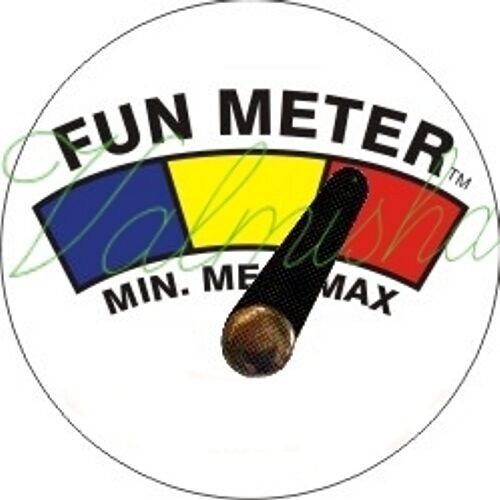 15 Fun Meter Buttons for party or any occasion. you can adjust Pointer