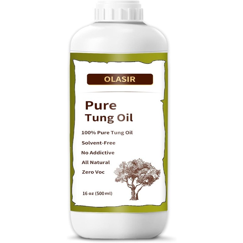 1 Gallon 100% Pure Tung Oil for Wood Finishing 128 oz Natural Food Grade Safe