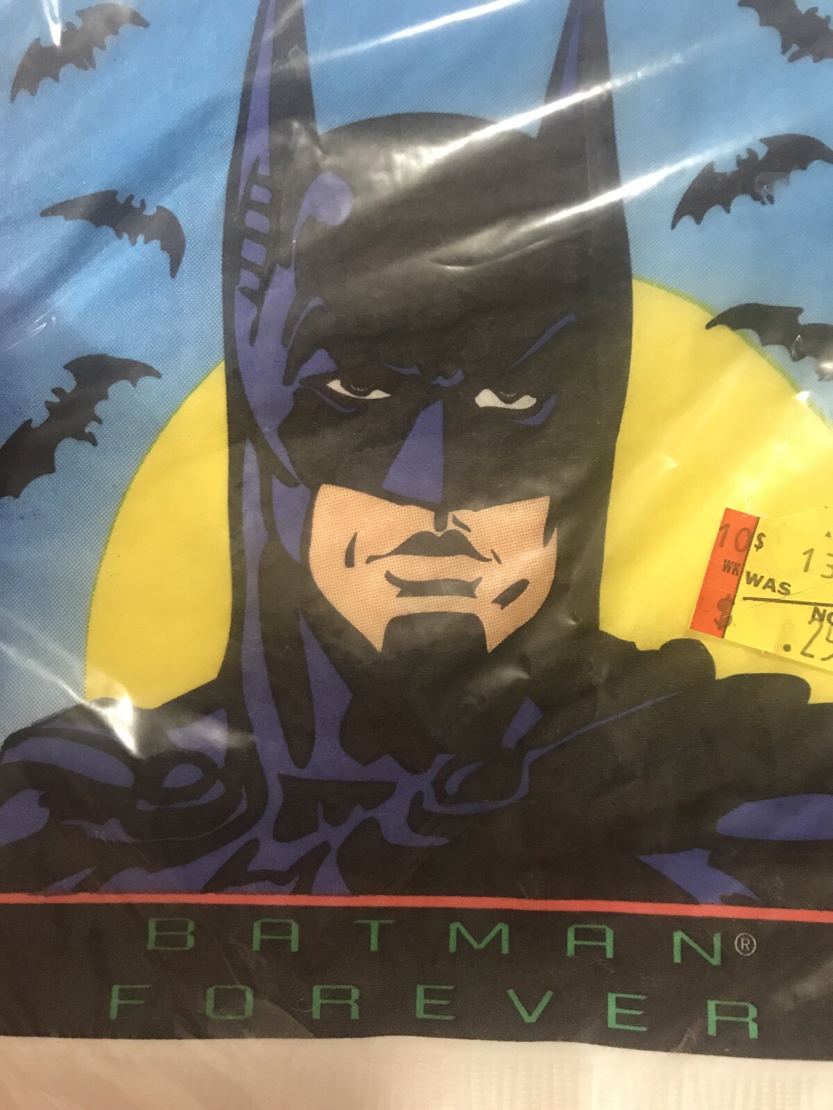 1995 Batman Forever DC Comics Unique 16 Birthday Party Lunch Napkins Superheroes