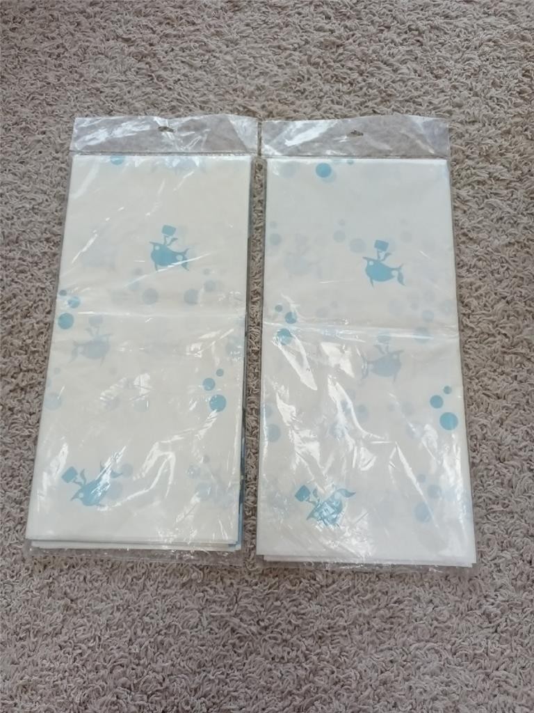 NEW A Shark’s Tale Shark Movie Tablecloth 2004 Party Supplies TableCover NRFB