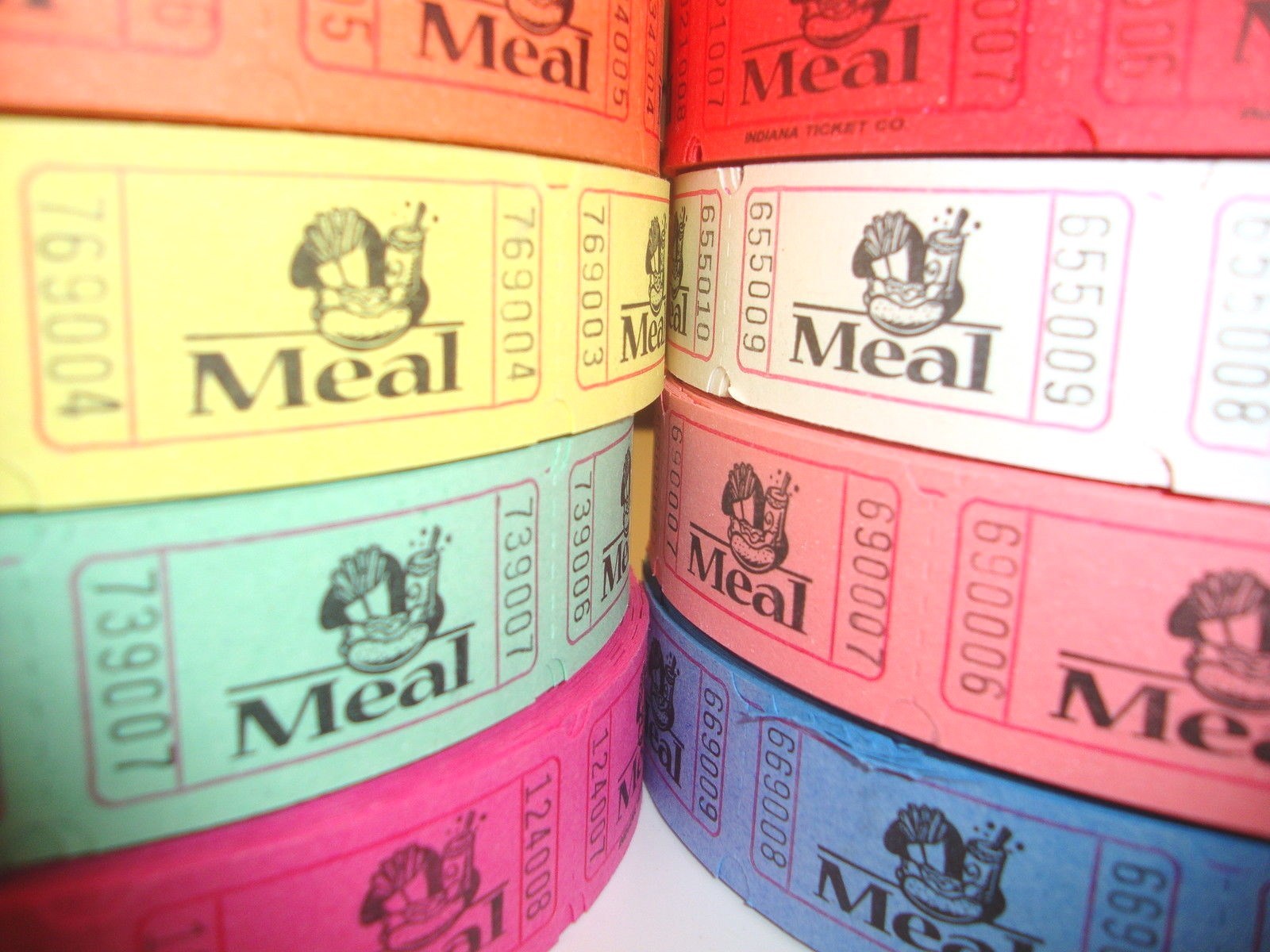Single Roll Event Party Carnival Tickets – Assorted Designs & Colors