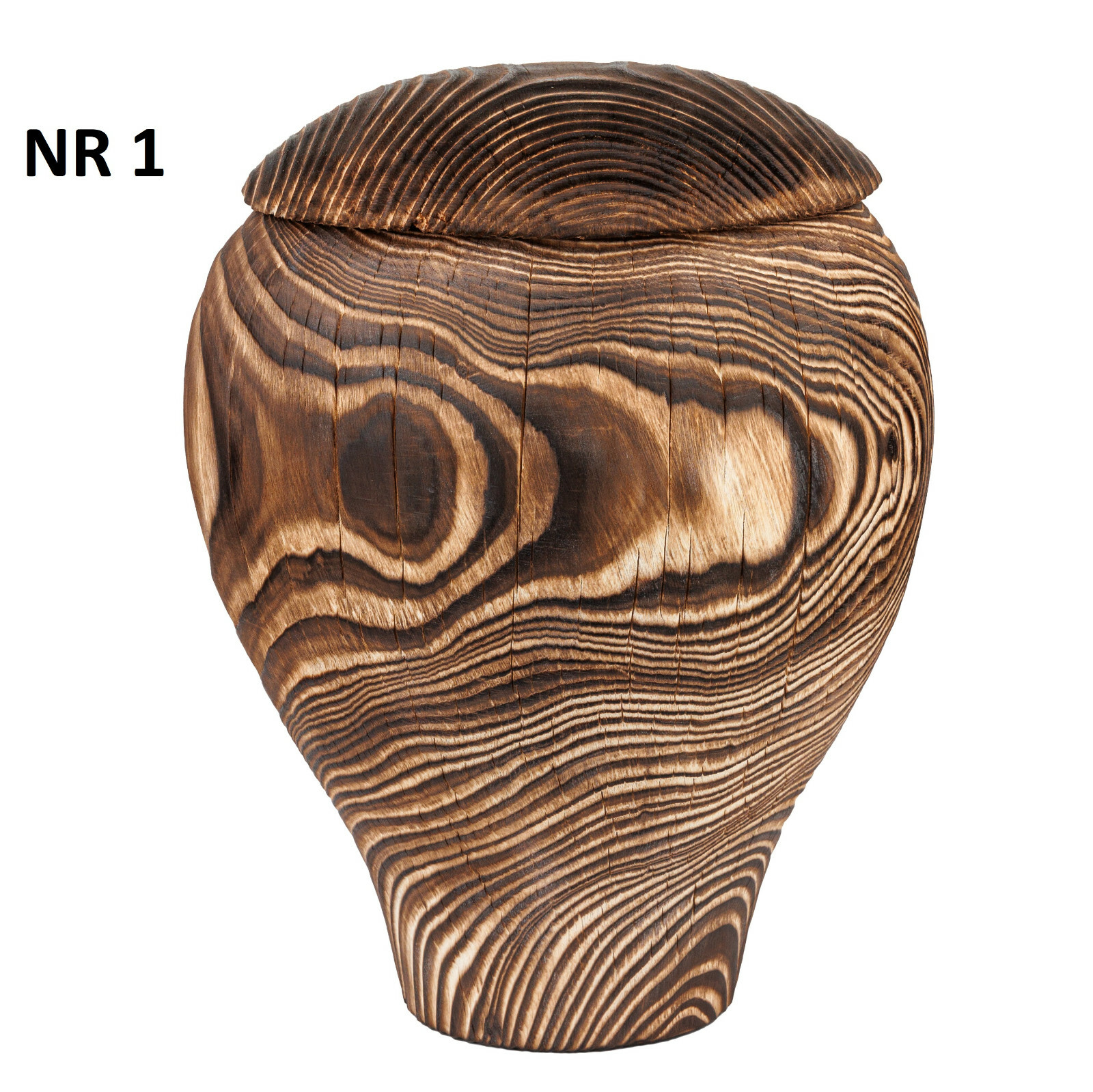 Harmony With Nature – The cremation urn is handmade of pine wood 100% natural
