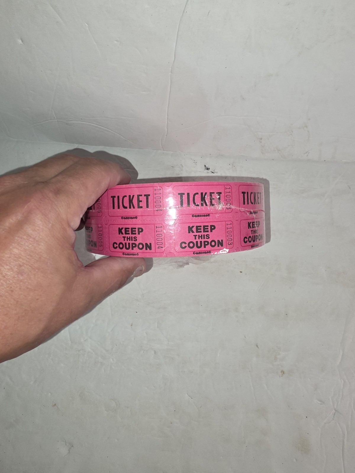 Raffle Tickets Double Roll – Events, Carnivals – 2000 Ticket Count Per Roll