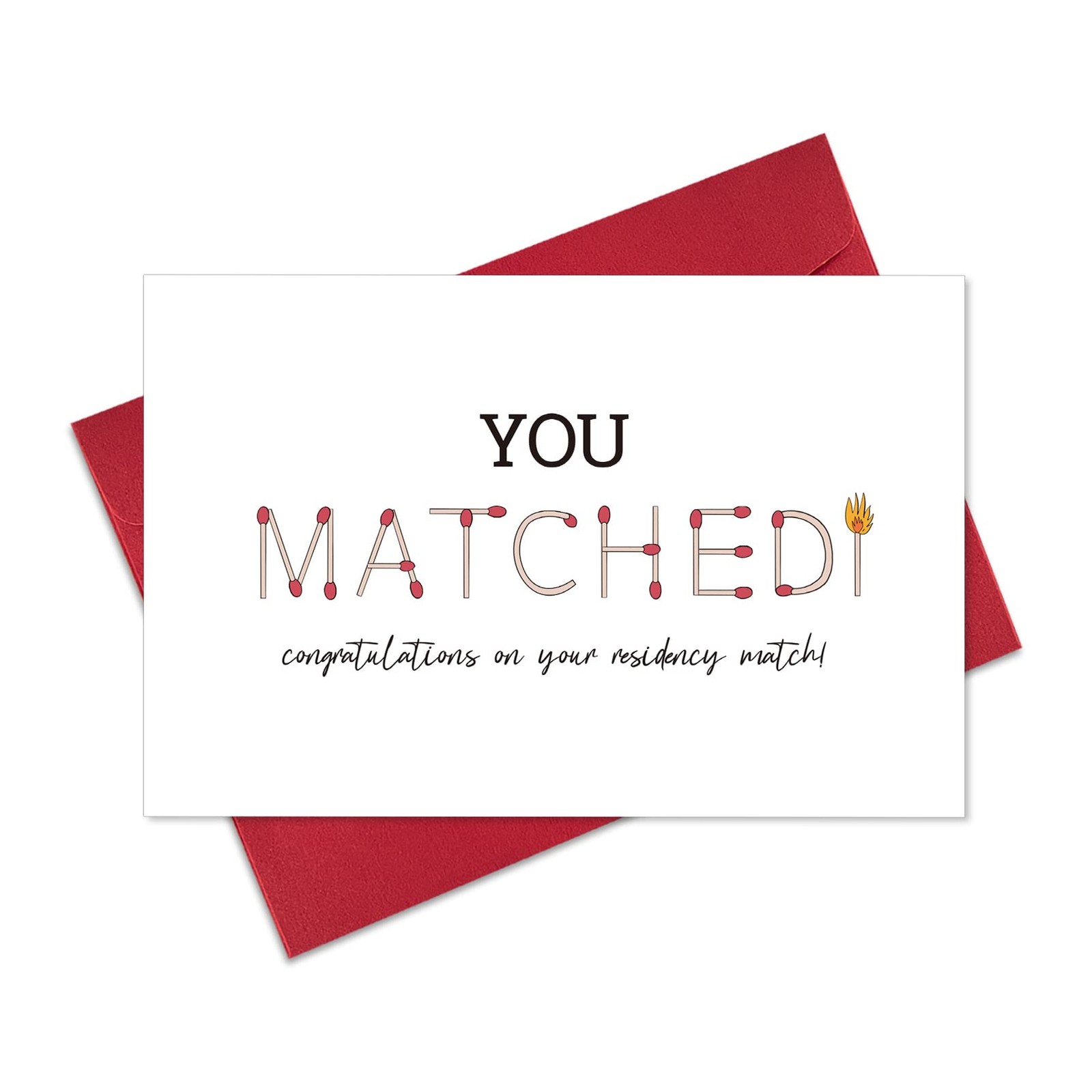 Ogeby Funny Match Day Congrats Card Gifts, 8 inches x 5.3 inches, 1