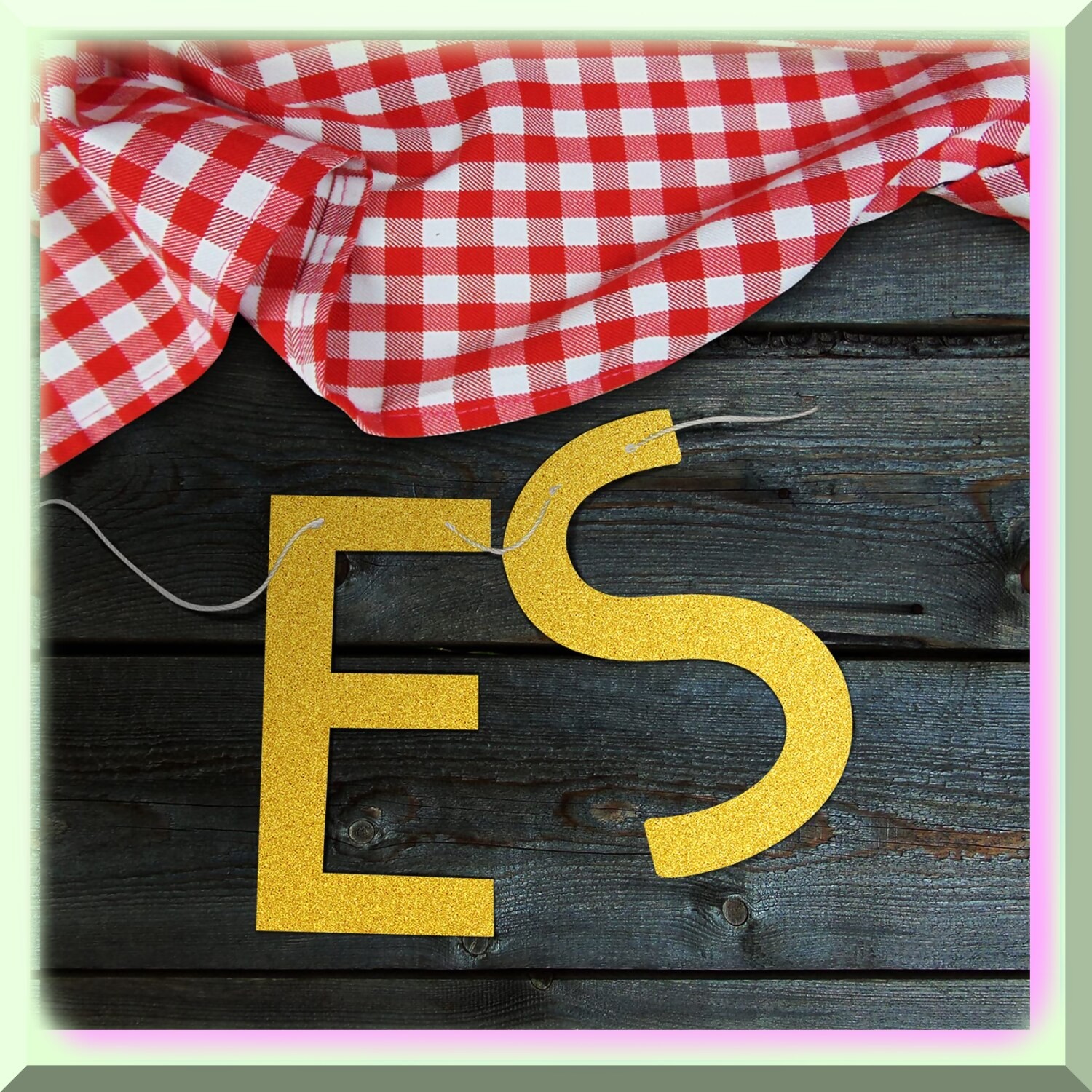 Glittery 38th Birthday Banner for Men and Women