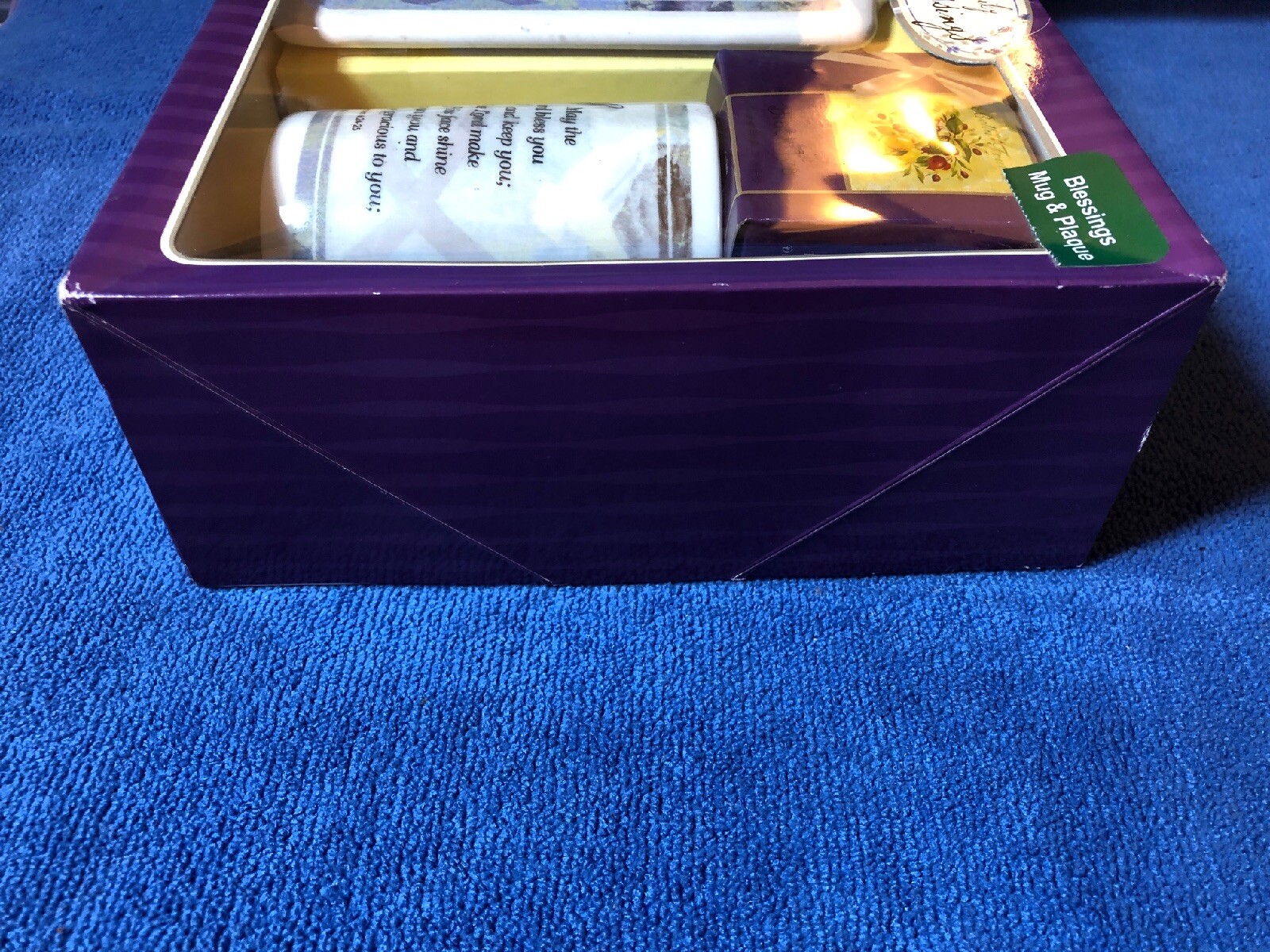Daily Blessing and Plaque Gift Set with Ceramic Mug