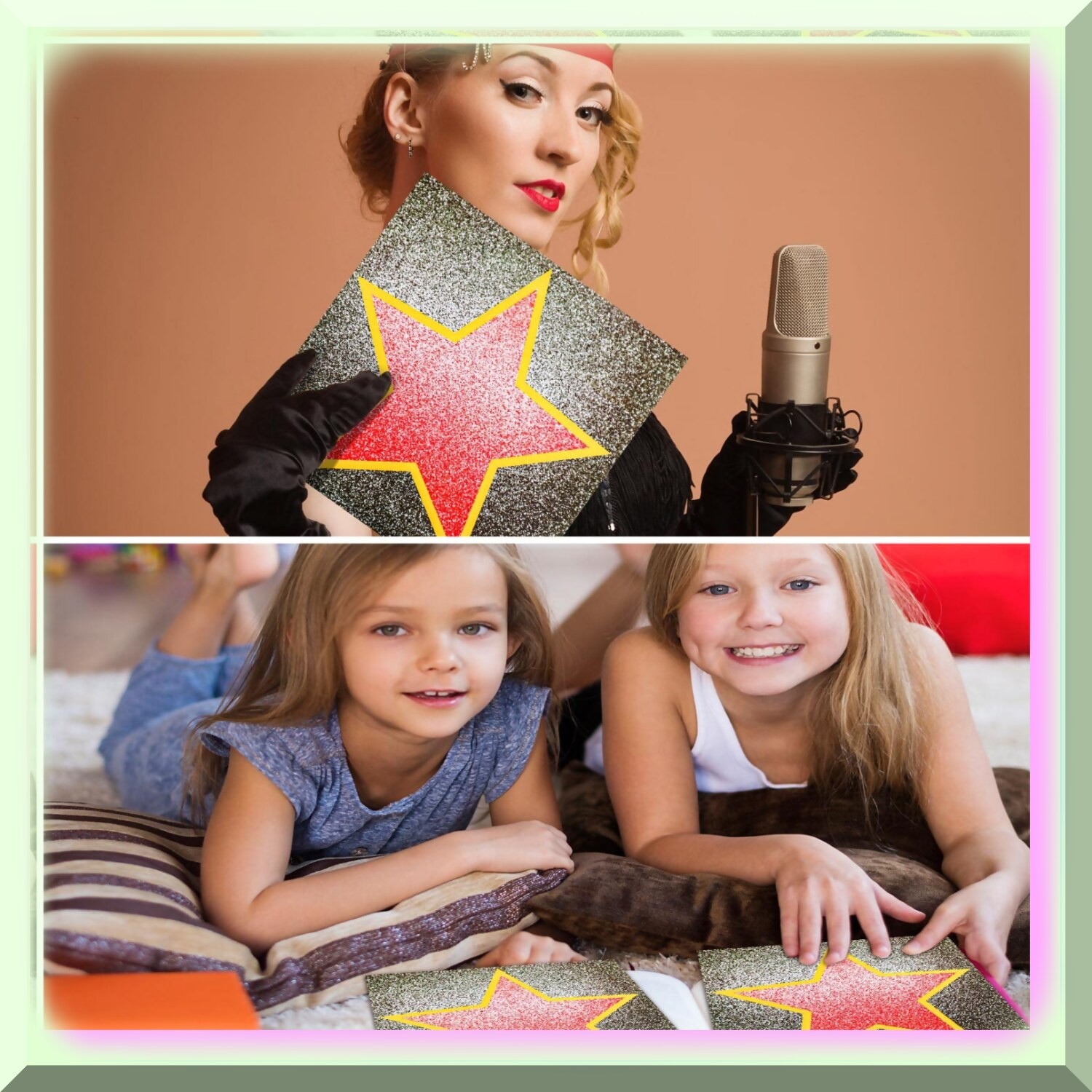 Star Sticker Set with Marker for Party Decoration