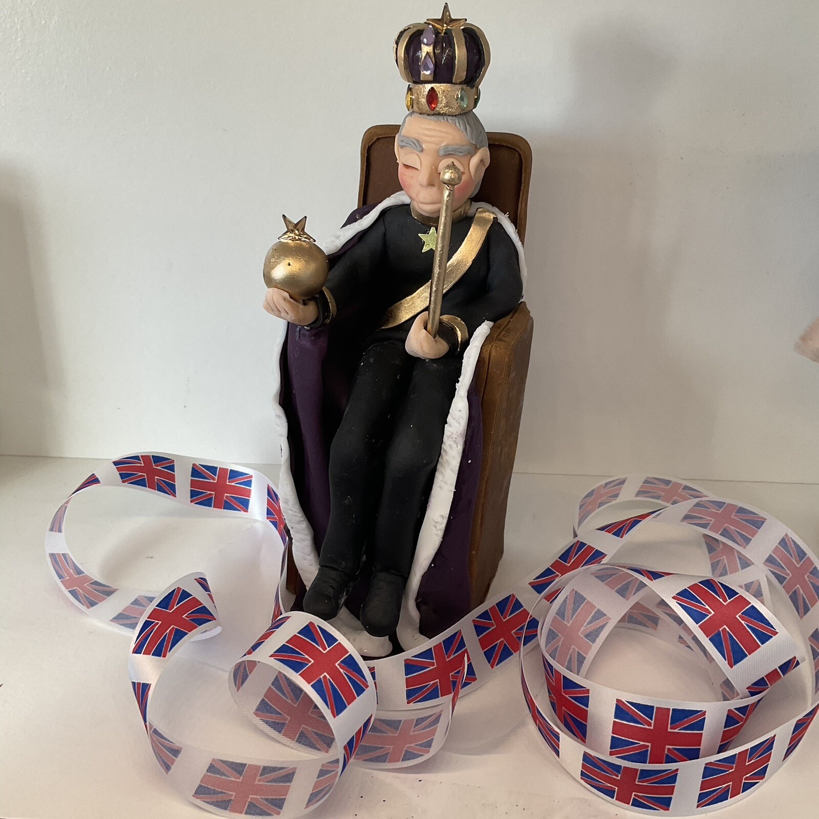 King, Charles coronation, Cake Topper, cake, decoration.