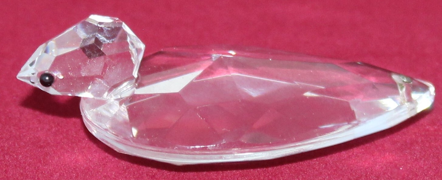 10 Birth Baptism Communion Children Crystal Faceted Duck Favors