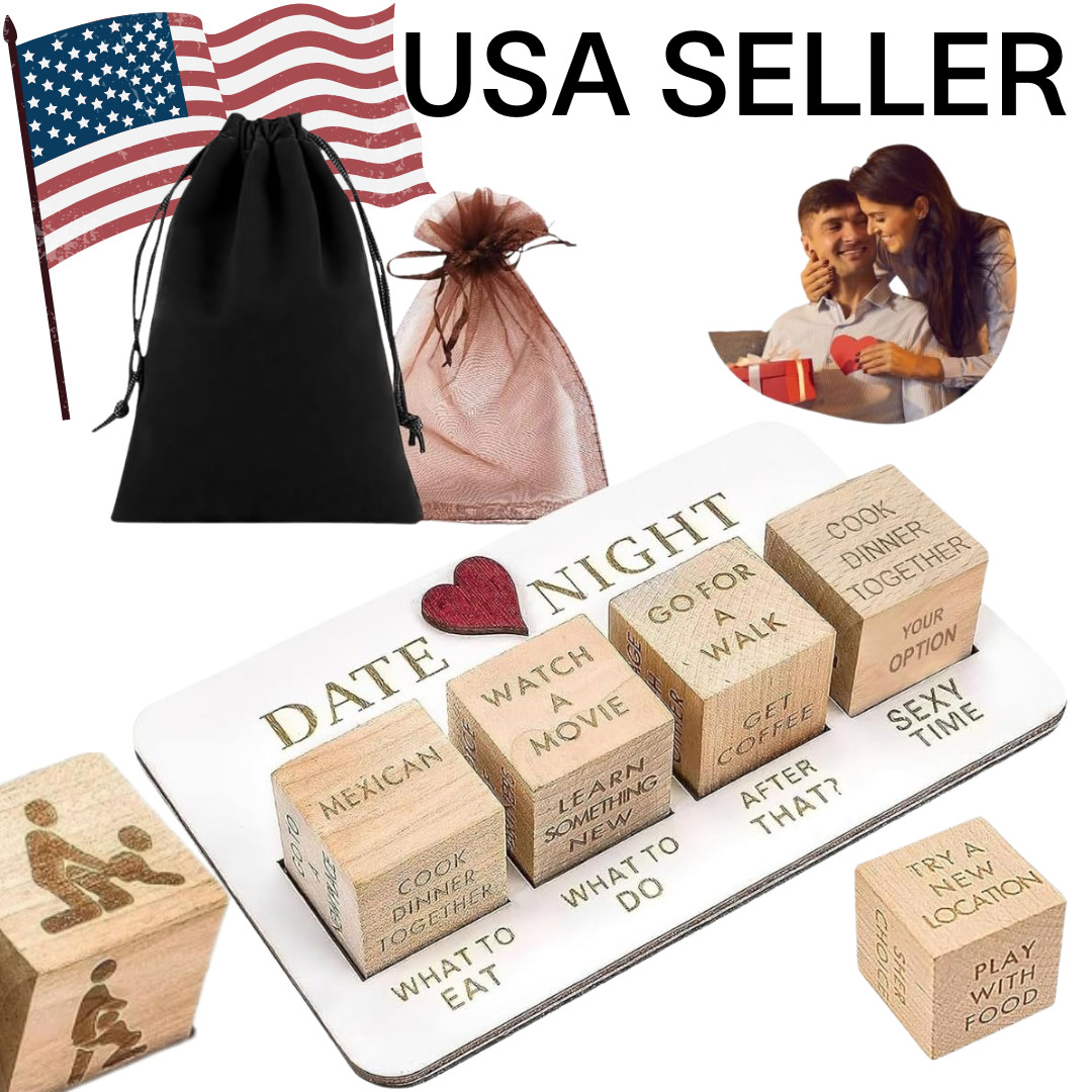 Date Night Dice After Dark Edition Date Night Wooden Dice Game For Couples Fun