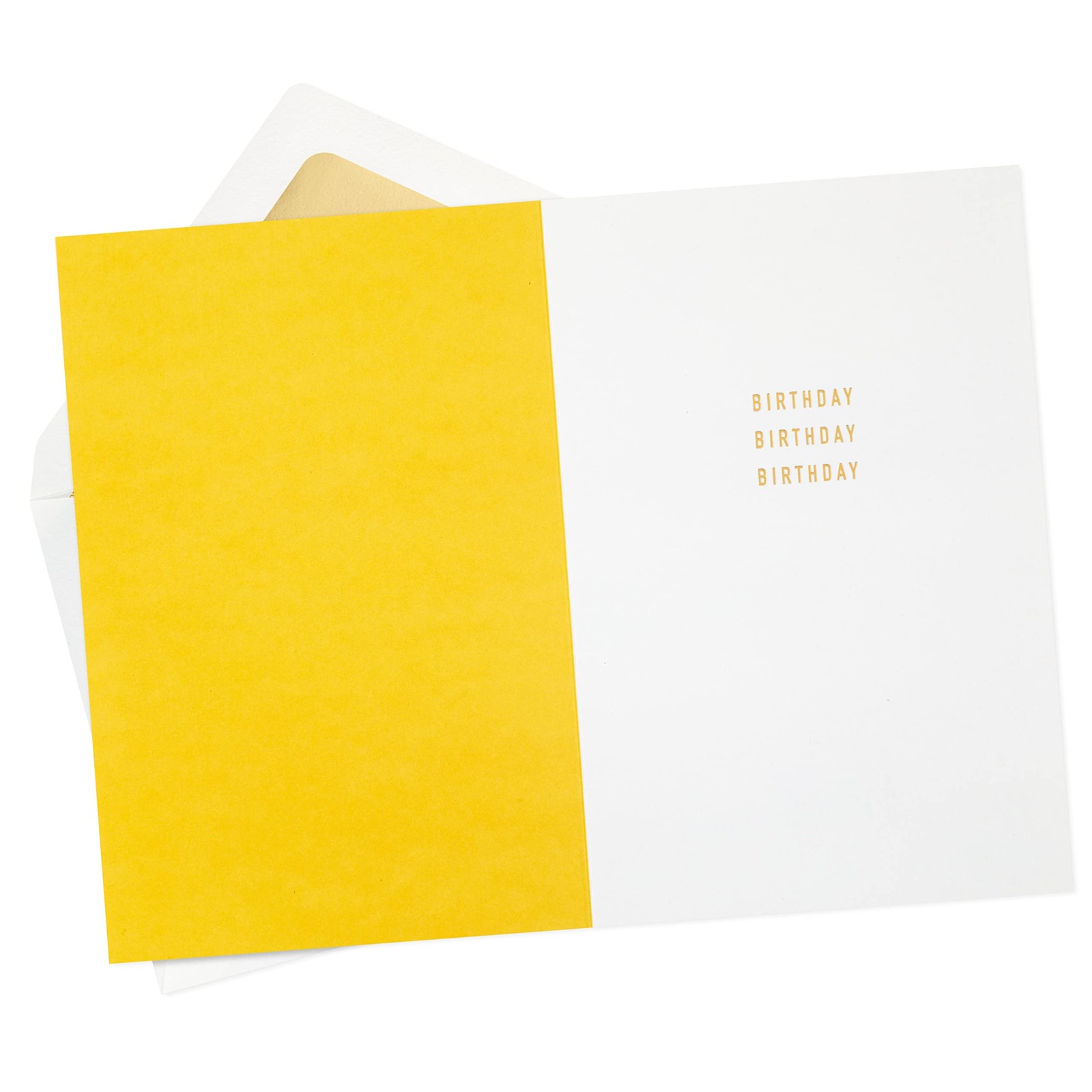 Hallmark Signature Birthday Card 4 inches x 6 inches, Happy