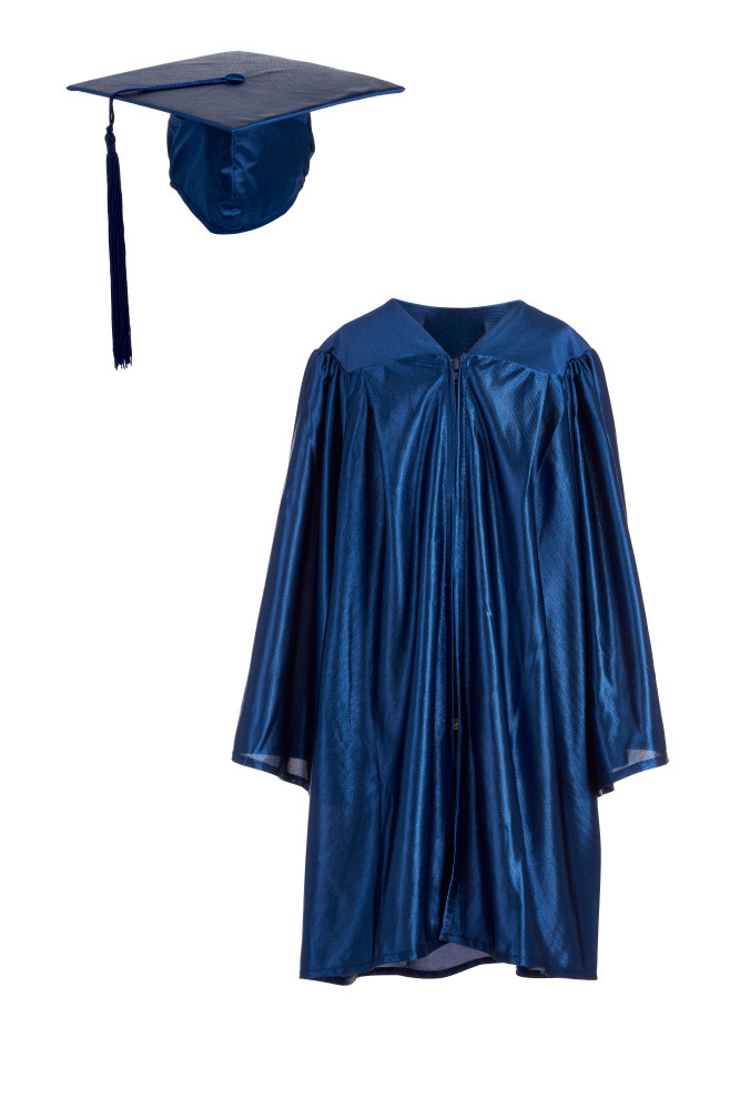 Set of 5 Childrens Graduation Gown And Hat 3-6 Years Nursery Kids Colour Costume