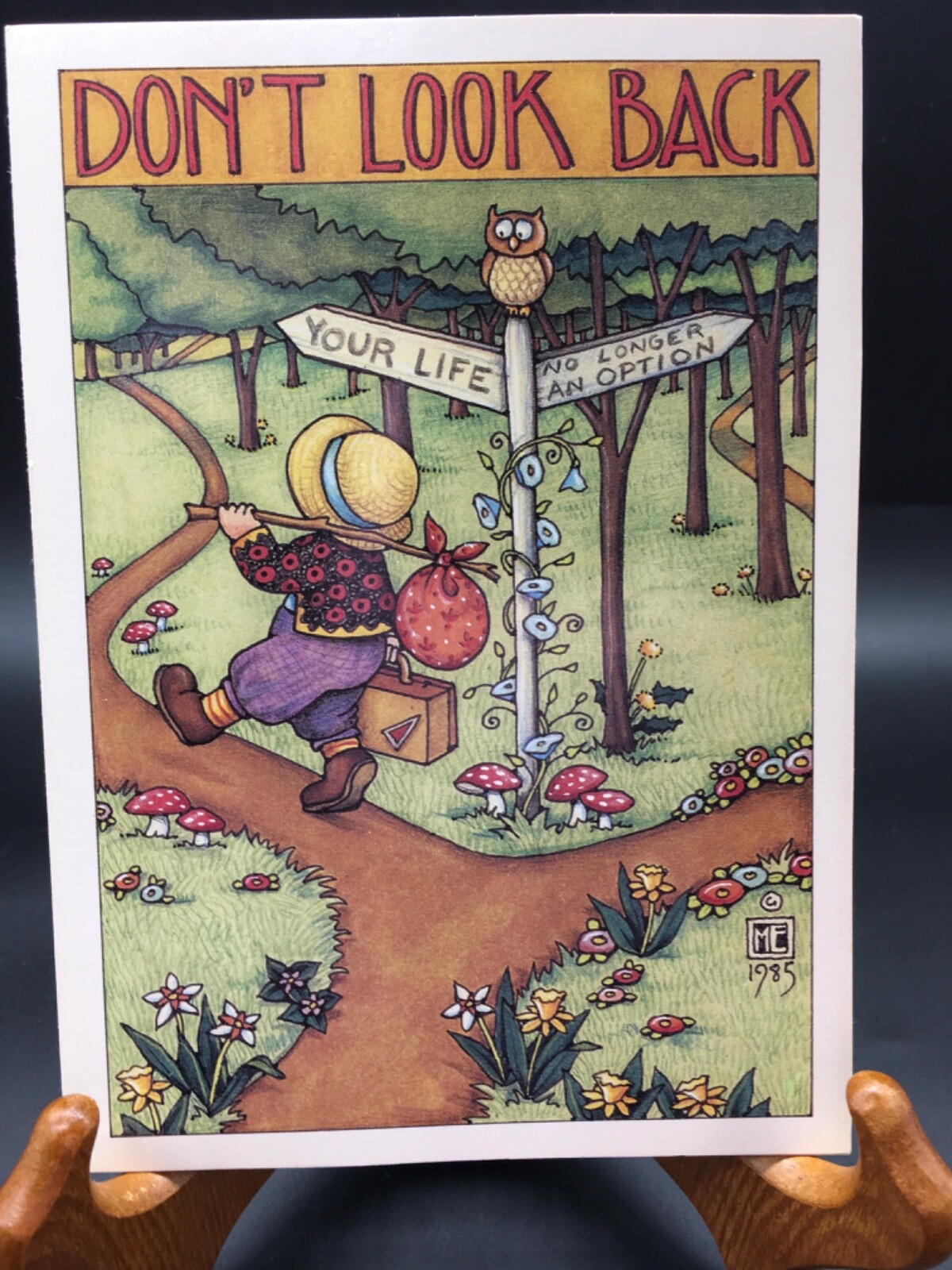 Mary Engelbreit lot 6 items lapel pin mini book notepad greeting card small box