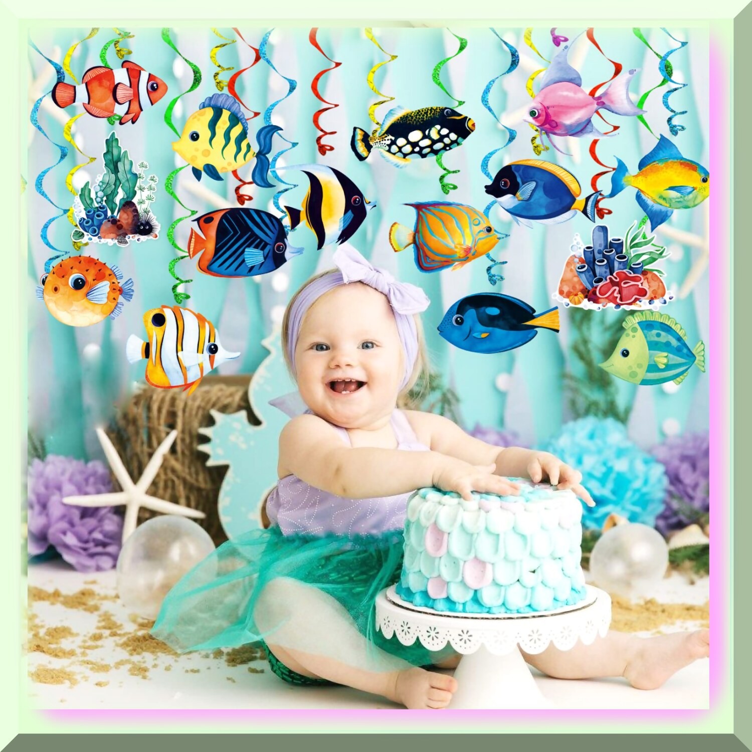 Ocean Breeze Fish Decorations Celebration Pack